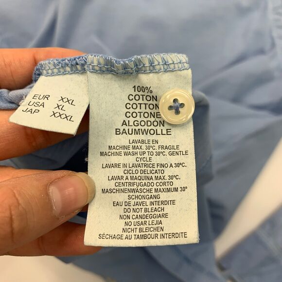 Breuer Shirt Mens XL Extra Large Copen Button Up Long Sleeve Cotton Chest Pocket - Picture 11 of 13